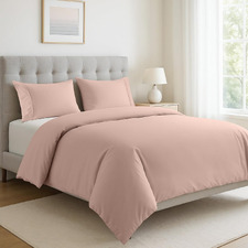 Sepia Rose Organic Washed Cotton Quilt Cover Set
