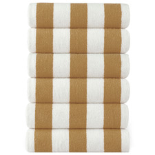 Cabana Cotton Terry Beach Towels (Set of 6)