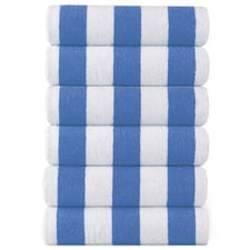 Cabana Cotton Terry Beach Towels (Set of 6)
