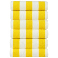 Cabana Cotton Terry Beach Towels (Set of 6)