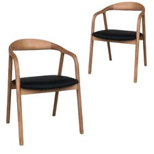 Jessie Ash Wood Dining Chairs (Set of 2)