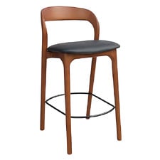 67cm Montrose Faux Leather Bar Stool