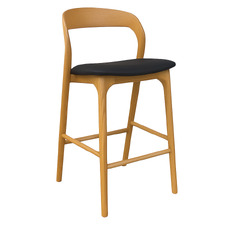 67cm Maven Ash Wood Bar Stool