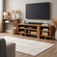 2 Piece Reverie Console Table & Entertainment Unit Set