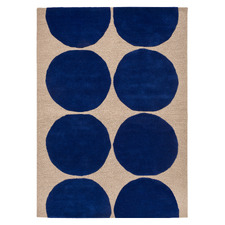 Blue Isot Kivet Hand-Tufted Pure New Wool Rug