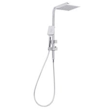Chai Chrome Square Short Twin Shower