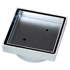 115mm Brass Tile Insert Floor Waste