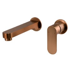 Saffron 180mm Basin Wall Mixer Set