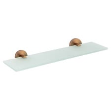Chia 450mm Glass Shower Shelf