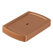 Sandalwood Zinc & Stainless Steel Soap Dish
