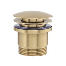 32-40mm Brass Dome Universal Pop-Up Waste