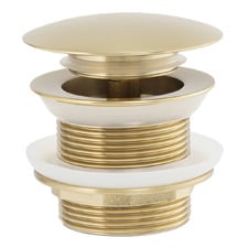 40mm Brass Dome Bath Pop-Up Waste