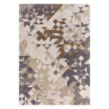 Grey Enigma Hand-Tufted Wool-Blend Rug