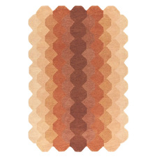 Rust Hive Hand-Tufted Wool Rug