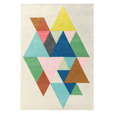 Triangle Hand-Tufted Wool Rug