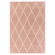 Pink Albany Diamond Hand-Tufted Wool Rug