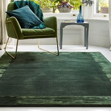 Green Ascot Hand-Woven Wool & Viscose Rug