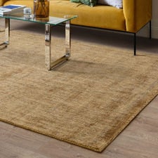 Ochre Aston Hand-Woven Viscose Rug