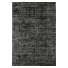 Charcoal Blade Hand-Woven Viscose Rug