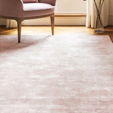 Pink Blade Hand-Woven Viscose Rug