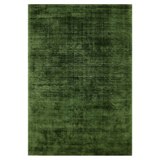 Green Blade Hand-Woven Viscose Rug