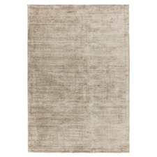 Smoke Blade Hand-Woven Viscose Rug