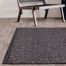 Charcoal Elm Hand-Woven Wool & Viscose Rug