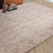 Terracotta Camden Hand-Tufted Wool & Rayon Rug