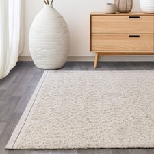 Ivory Elm Hand-Woven Wool & Viscose Rug