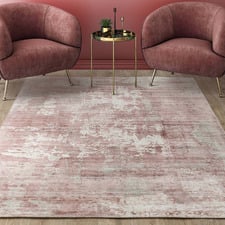 Pink Gatsby Hand-Woven Viscose Rug