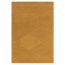 Ochre Hague Chevron Hand-Tufted Wool Rug