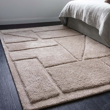 Sand Horizon Geometric Rug