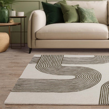Forest Matrix Arch Hand-Tufted Wool Rug