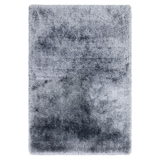Blue Plush Hand-Woven Rug