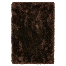 Chocolate Plush Hand-Woven Rug