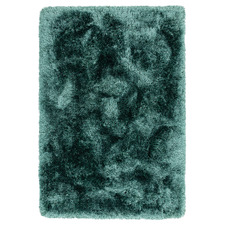 Petrol Plush Hand-Woven Rug