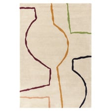 Reef Linear Hand-Tufted Wool Rug