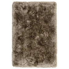 Taupe Plush Hand-Woven Rug