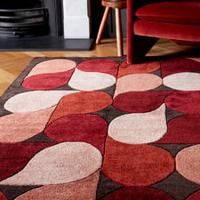 Red Romy Jive Hand-Tufted Indoor/Outdoor Rug