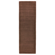 Chocolate York Hand-Woven Wool Runner