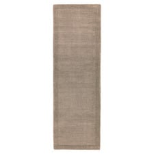 Taupe York Hand-Woven Wool Runner