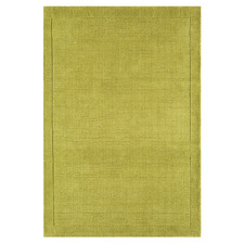 Green York Hand-Woven Wool Rug