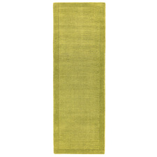 Green York Hand-Woven Wool Runner