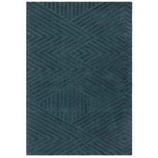 Teal Hague Chevron Hand-Tufted Wool Rug
