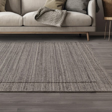 Charcoal Larson Hand-Tufted Wool Rug