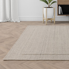 Ivory Larson Hand-Tufted Wool Rug