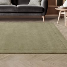 Sage York Hand-Woven Wool Rug