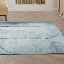 Blue Tova Geometric Rug