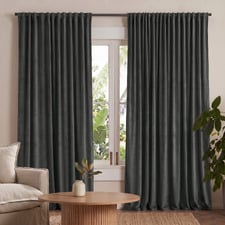 Eton Room Darkening Multi Header Single Panel Curtain
