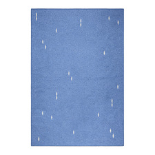 Periwinkle Confetti Machine Washable Rug